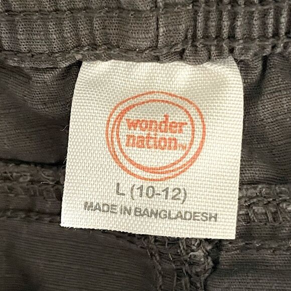 NWOT! Wonder Nation Distressed Gray Youth Shorts. Size Large (10-12). - Picture 4 of 4